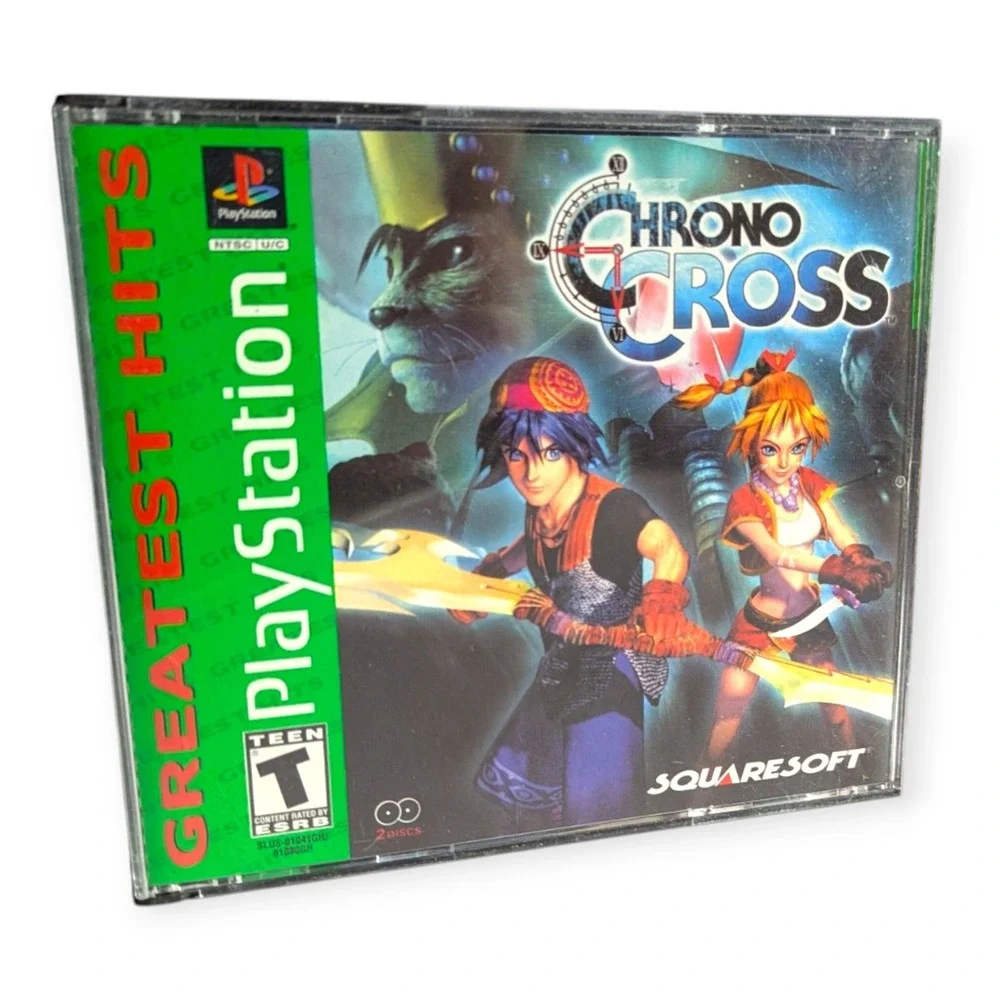 Chrono Cross Sony PlayStation 1 PS1 Greatest Hits Squaresoft RPG 2-Disc Complete